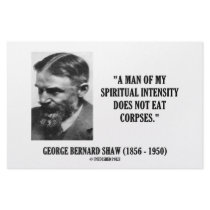 George B. Shaw Spiritual Intensity Not Eat Corpses stationery by unfinishedpolis George B. Shaw Spiritual Intensity Not Eat Corpses stationery