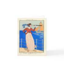 George Barbier  Art Deco   Blank Note Card