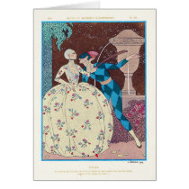 George Barbier French Art Deco Illustrater Card
