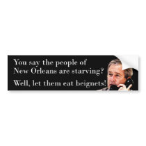 George Beignet bumper stickers
