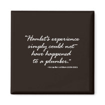 George Bernard Shaw on Hamlet Refrigerator Magnet