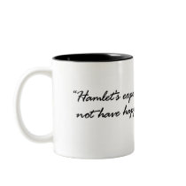 George Bernard Shaw on Hamlet mugs