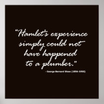 George Bernard Shaw on Hamlet Print