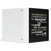George Bernard Shaw Quote Vinyl Binder