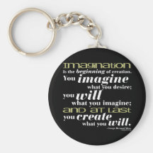 George Bernard Shaw Quote Keychains