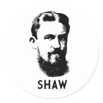 George Bernard Shaw Stickers