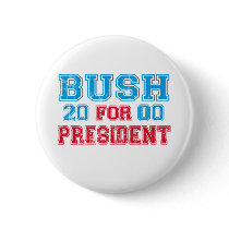 George Bush 2000 Retro buttons by Zerotees George Bush 2000 Retro buttons