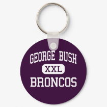 George Bush - Broncos - High - Richmond Texas keychains by customteamsportswear George Bush - Broncos - High - Richmond Texas keychains