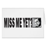 George Bush Greeting Card