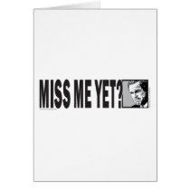 George Bush Greeting Card