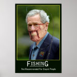 George Bush Fishing Poster posters