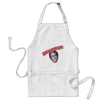George Bush Is A Ducker - Reporter Shoe Attack! aprons by spacedust George Bush Is A Ducker - Reporter Shoe Attack! aprons