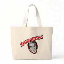 George Bush Is A Ducker - Reporter Shoe Attack! Canvas Bag