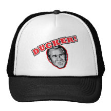 George Bush Is A Ducker - Reporter Shoe Attack! Mesh Hat