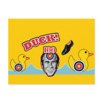 George Bush Is A Ducker - Reporter Shoe Attack! postcards by spacedust George Bush Is A Ducker - Reporter Shoe Attack! postcards