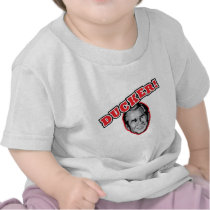 George Bush Is A Ducker - Reporter Shoe Attack! t-shirts