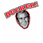 George Bush Is A Ducker - Reporter Shoe Attack! t-shirts