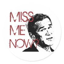 George Bush-Fräulein Me Now sticker
