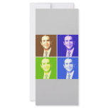 George Bush Pop Art Custom Rack Card