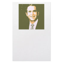 George Bush Pop Art stationery