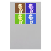 George Bush Pop Art stationery