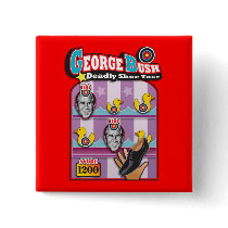 George Bush - Reporter Shoe Throw Attack! buttons by spacedust George Bush - Reporter Shoe Throw Attack! buttons