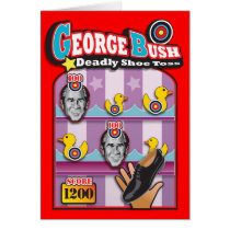George Bush - Reporter Shoe Throw Attack! cards