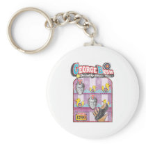 George Bush - Shoe Throw Attack! Key Chains