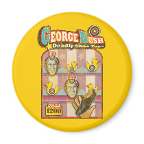 George Bush - Shoe Throw Attack! Refrigerator Magnet