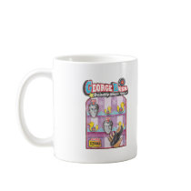 George Bush - Shoe Throw Attack! mugs by spacedust George Bush - Shoe Throw Attack! mugs