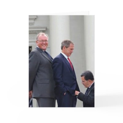 George Bush Thank you greeting card by failedeconomy