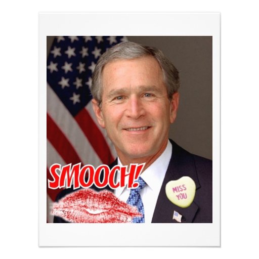George Bush Valentine's Day Announcements