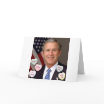 George Bush Valentine's Day Card