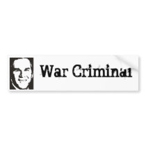 George Bush - War Criminal bumper stickers by bombay1536 George Bush - War Criminal bumper stickers