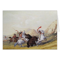 George Catlin - Attacking the Grizzly Bear GC cards