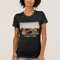 George Catlin - Buffalo Hunt t-shirts