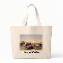 George Catlin - Buffalo Hunt bags