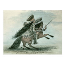 George Catlin - Warrior postcards