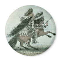 George Catlin - Warrior magnets