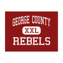 George County - Rebels - High - Lucedale postcards