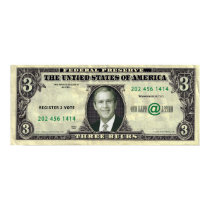 George Dubya Bush $3 Bill Poster posters