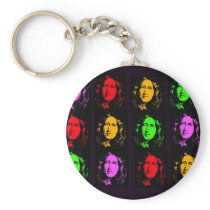 George Eliot Collage Key Chain