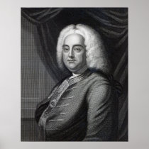 George Frederic Handel, engraved by Thomson Print