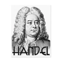George Frideric Handel cartões postais