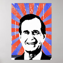 George H Bush Gear Print