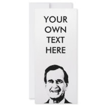 George H Bush rack cards by Politicaltshirts George H Bush rack cards