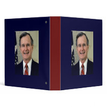 George H. W. Bush 41st President 3 Ring Binders