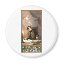 George Hazelton's The Raven (Edgar Allan Poe) 1908 Magnet
