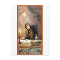 George Hazelton's The Raven (Edgar Allan Poe) 1908 Postcards