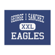 George I Sanchez - Eagles - High - Houston Texas postcards
